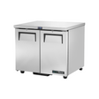 TUC-36-HC - Meuble bas réfrigéré positive 2 portes - Série TUC TRUE - 240 litres - 924x766x839mm