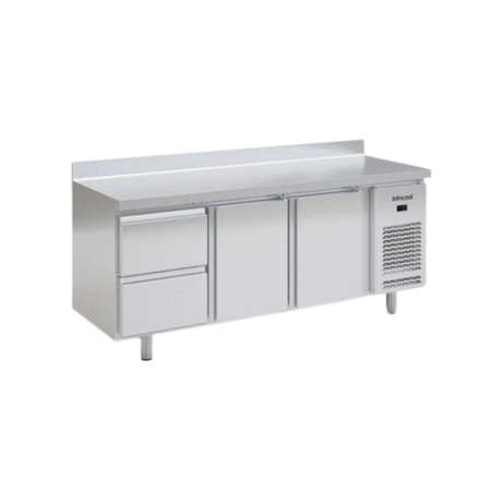 Table réfrigérée négative avec dosseret 3 portes - 465L