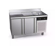 Table réfrigérée positive avec évier FAGOR 2 portes - gamme 600 - 268 litres
