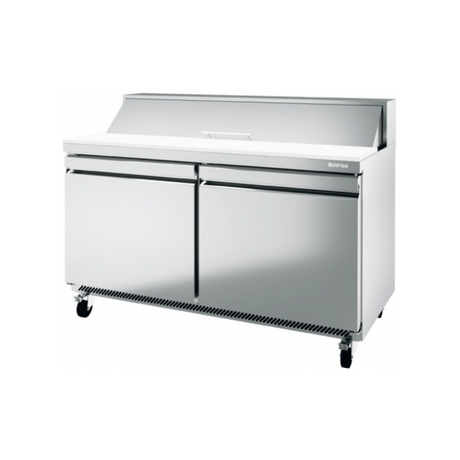 UC 60 P - Saladette réfrigérée positive 2 portes 0+6°C - Capacité  480 litres 16xGN 16 - 1533x766x1175mm