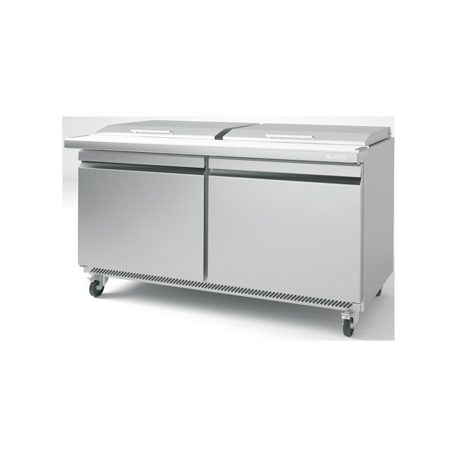 UC 60 PMT - Saladette réfrigérée positive 2 portes 0+6°C - Capacité  480 litres 24xGN 16 - 1533x866x1246mm