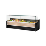 Vitrine réfrigérée ventilée avec réserve - Prof : 980mm +2/+8°C - MESETAS