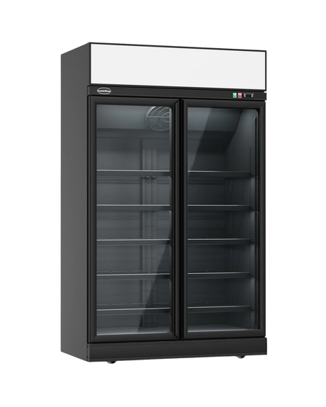 VN2PV1000 Vitrine congélateur 2 portes vitrées - 1000L