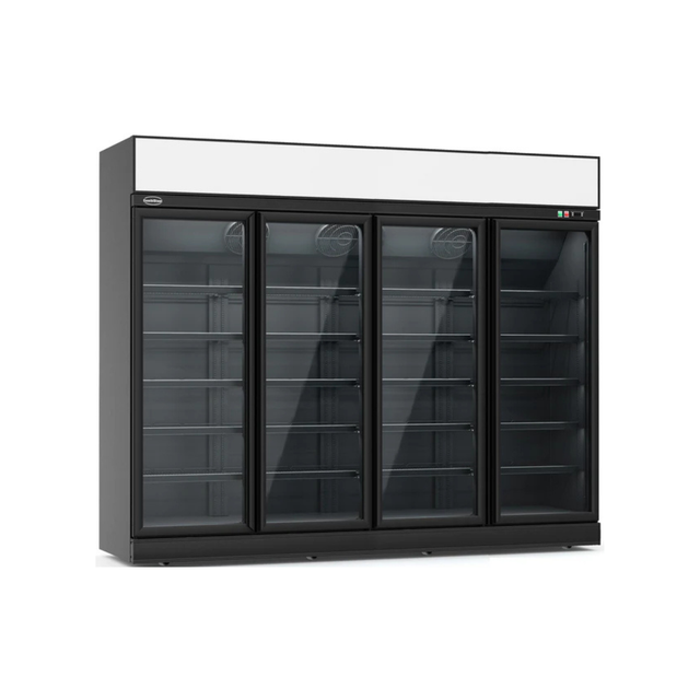 VP4PV2000Vitrine réfrigérée 4 portes vitrées - 2060L