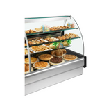 Vitrine réfrigérée statique avec tiroir coulissant vitre bombée - Prof : 960mm - +2/+8°C - COLORADO