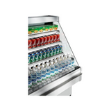 Vitrine murale réfrigérée ouverte 4 niveaux - Prof : 760mm +2/+8°C - MANDY