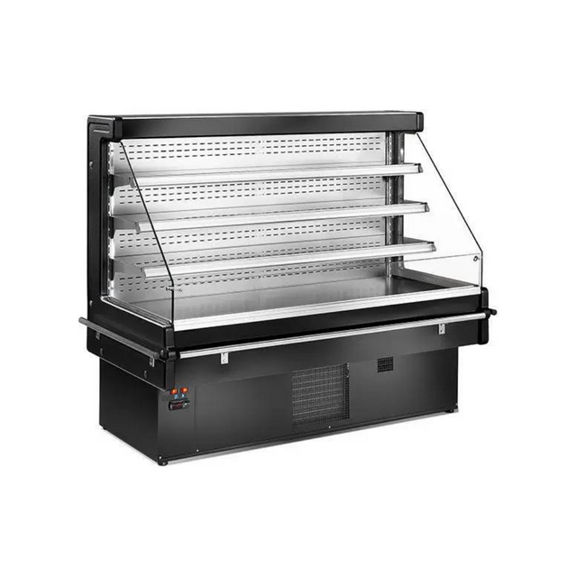 Vitrine murale réfrigérée ouverte 4 niveaux - Prof : 760mm +2/+8°C - MANDY