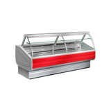Vitrine réfrigérée statique avec réserve - Prof : 1060mm - +2/+8°C - MELODY