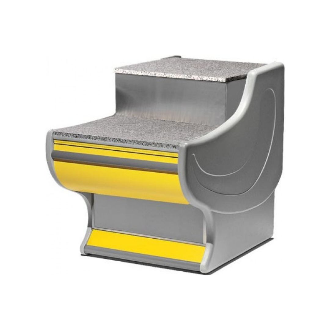 Vitrine réfrigérée statique ou ventilée avec réserve - Prof : 1140mm - +2/+8°C - NEPAL