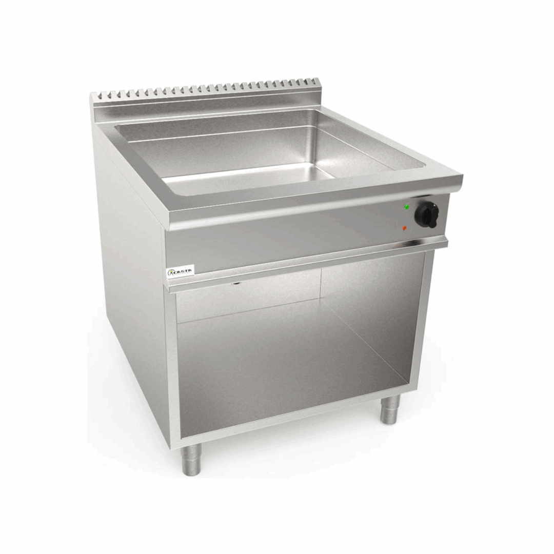 Bain marie électrique sur meuble ouvert GN 2/1+2x1/3 800x900x850mm - CASTA - Cuisine Pro Leasing