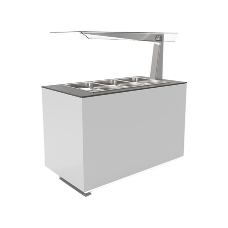 Buffet chaud bain marie self service 3 GN 1/1 - 1300 - SAYL - Cuisine Pro Leasing