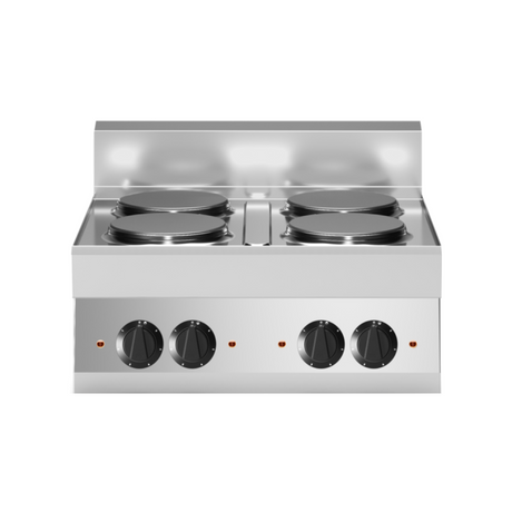 Cuisinière électrique 4 feux vifs à poser 700x650x300 10,4kW F65/70PCE/T