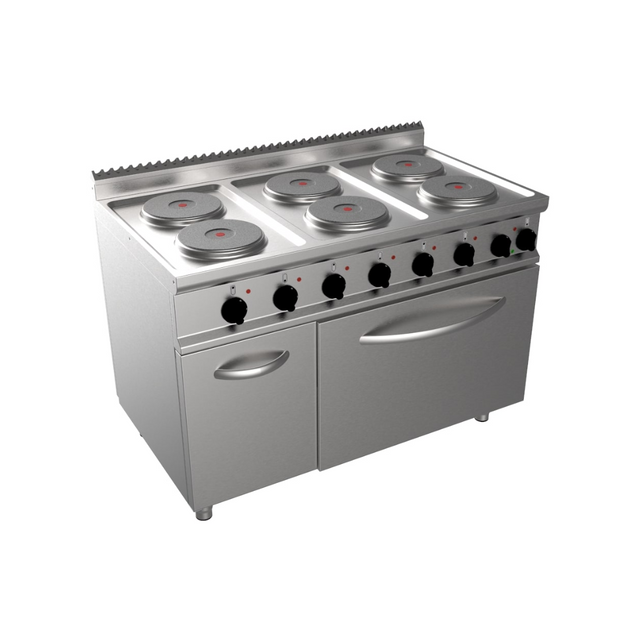    L7_CUET6LE-Cuisiniereelectrique6feuxsurfourelectrique1200x700x850mm