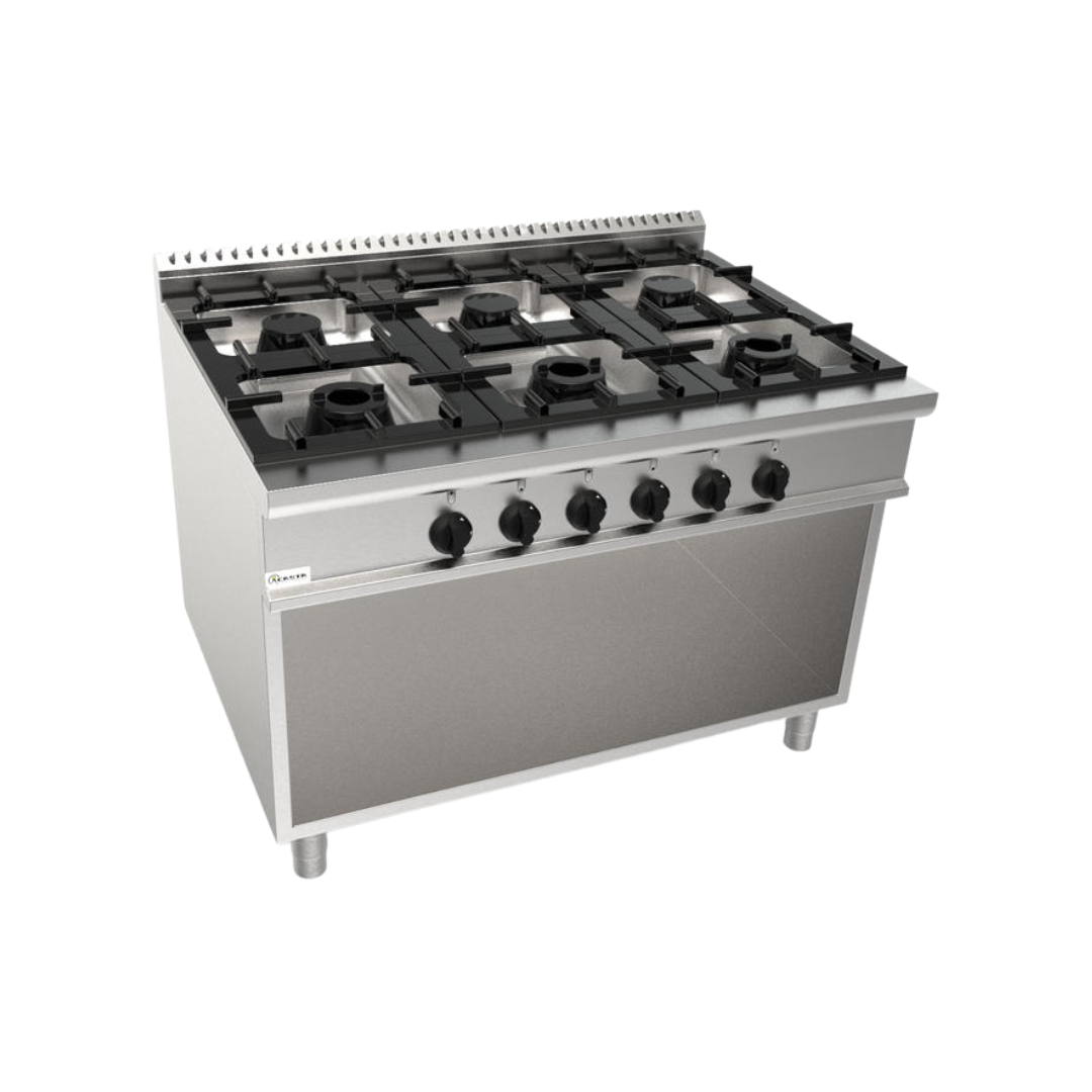 LQ_CUG6BA.6G-Cuisinieregazsurmeubleouvert6feux1200x900x850mm44_4kW